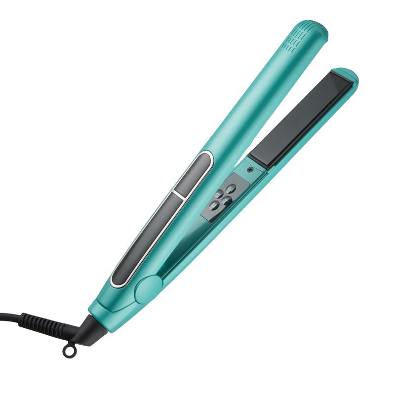Piastra per capelli professionale in ceramica e tormalina con tecnologia agli ioni negativi - Piastra larga/stretta, 10 impostazioni di temperatura,_voghion.com