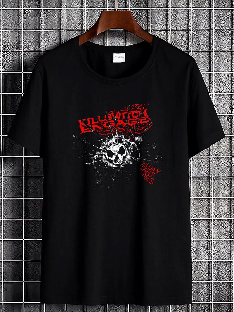 Killswitch Engage Band für Fans, Baumwolle, Schwarz, Unisex, Größe HH125, Designer-Kleidung, Herren, Grafik, Vielseitig, Leicht dehnbar_voghion.com