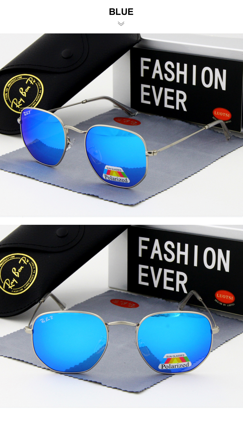 Marke Design Mode Hexagon Kleine Polygon UV400 männer Polarisierte Sonnenbrille Flug Sport Schwarz Objektiv 2022 Frauen Rosa_voghion.com