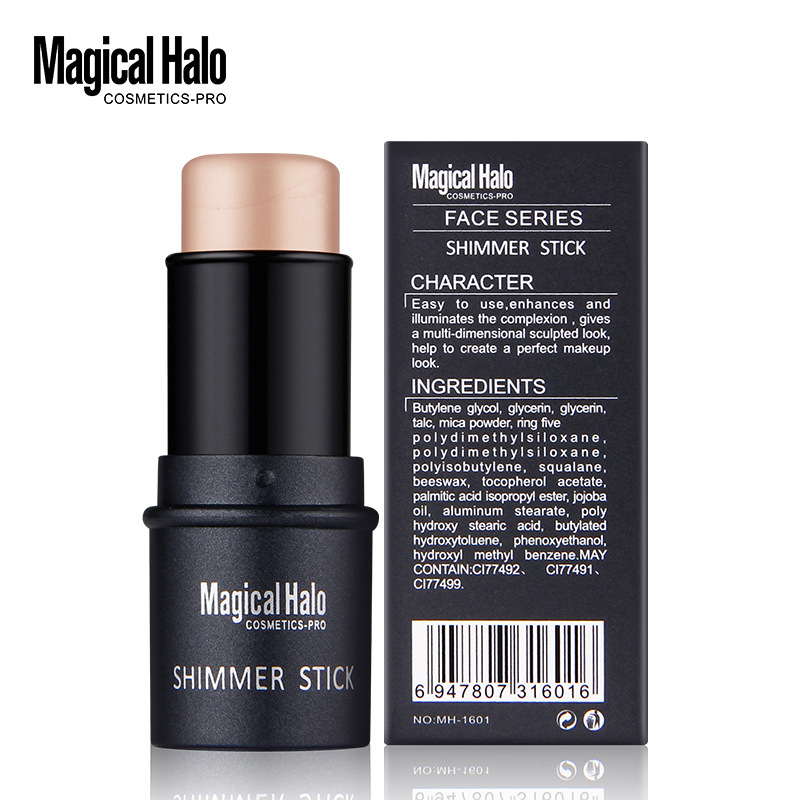 carina Makeup MH hoogglans contouring en briening shadow stick, driedimensionale gezichtsbasiscrème, liggende zijderupsen_voghion.com