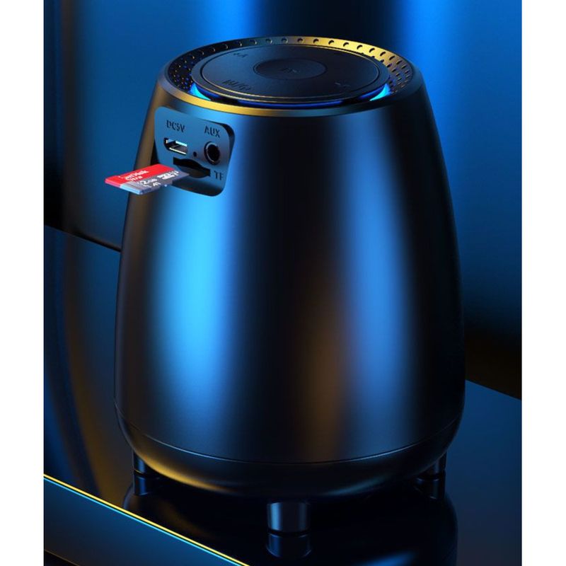 Sprachdialog Intelligente KI Karaoke Lautstärke Hohe Klangqualität Mini-Lautsprecher Outdoor Home Tragbarer Subwoofer_voghion.com