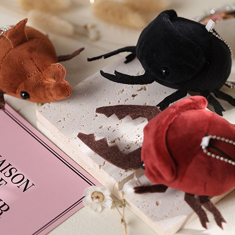 Coccinella piccola bambola di peluche adorabile scarabeo in vendita all'ingrosso da Xinyi Baby_voghion.com