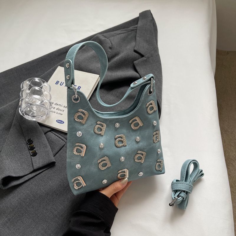 Nuova borsa a tracolla da spalla di alta qualità, grande capacità, da ascella, alla moda, Hundred_voghion.com