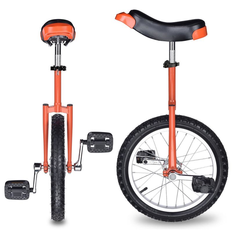 16in Wheel Unicycle Orange16in Wheel Unicycle Orange_voghion.com