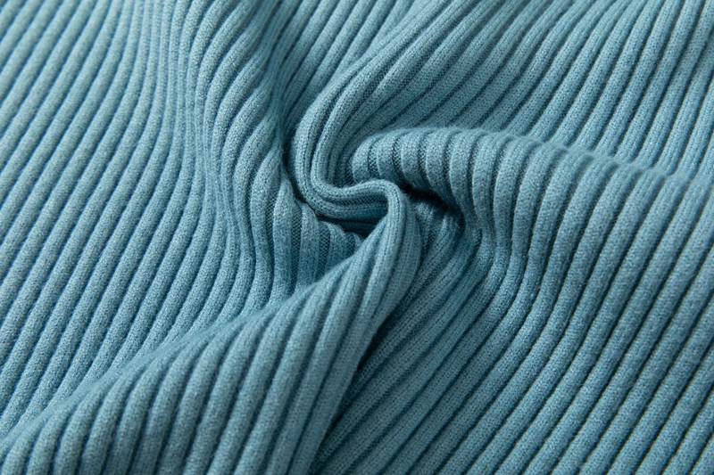 Gestrickter, einfarbiger A-Linien-Rock für Damen, modischer, vielseitiger Rock_voghion.com