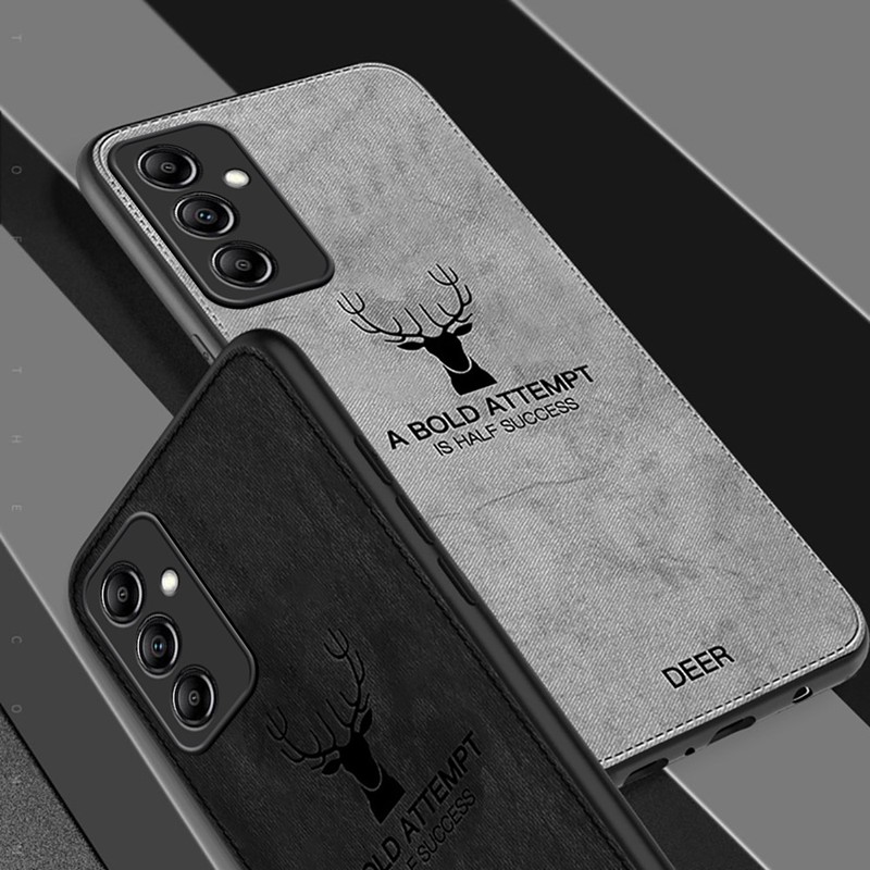 Business Man Cloth Case Deer Phone Cover for Samsung Galaxy A14 A34 A54 5G A04 A04S A13 4G 5G S23 S23+ 5G S23 Ultra Plus_voghion.com