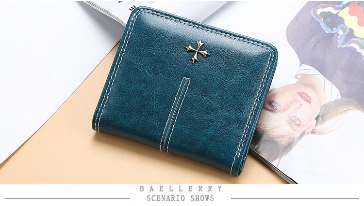 Baellerry Ladies Wallet New Arrival Short Zipper Fashion Card Holding Retro Simple Wallet Denarnica za kovance_voghion.com