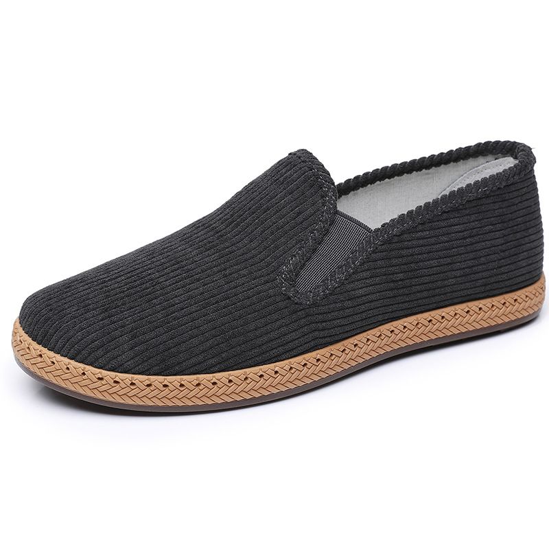 Panno di Pechino vecchio velluto a coste da uomo casual suola morbida antiscivolo papà traspirante confortevole leggero di mezza età e_voghion.com