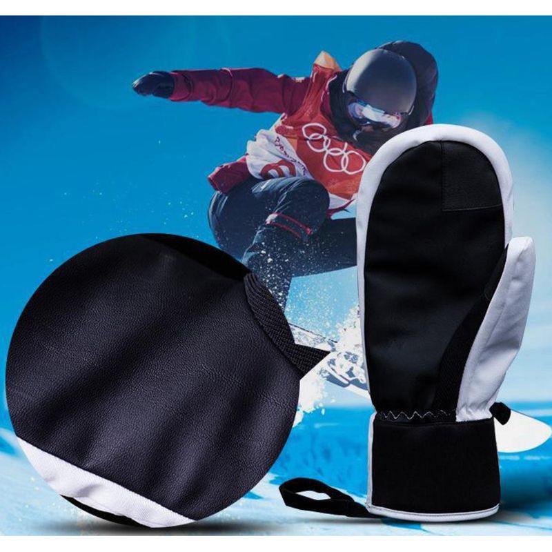 New Ski Gloves Waterproof Wear-Resistant Five-Finger Mitten Snowboard Winter Warm Cold-Resistant With Liner Inner Lining_voghion.com