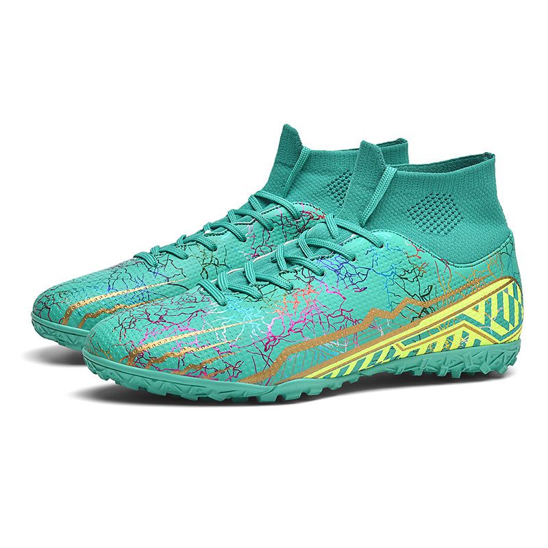 High-top For Men, Women, And Children, TF Artificial Grass AG Cleats, Student Leather Soccer , Large Size Training_voghion.com