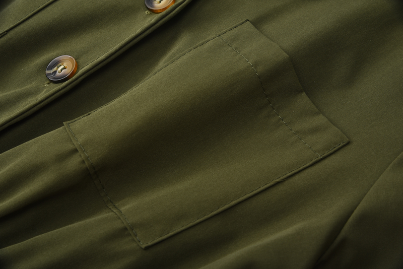 women's jumpsuit belt short-sleeved European and American small suit shorts simple top_voghion.com