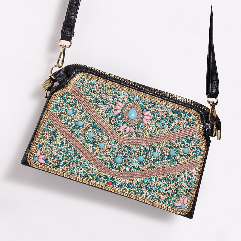 Borsa a tracolla monospalla da viaggio in stile bohémien con perline di riso, conchiglia, fiore, vendita calda, da donna, borsa a conchiglia_voghion.com