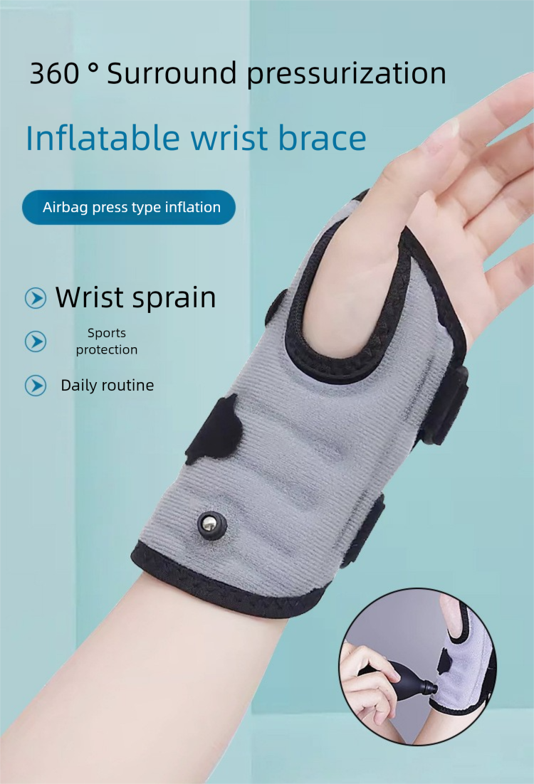 WEISPOUT New Inflatable Strap Sprain Tendon Sheath Sleeve Sports Wrist Support Labeling_voghion.com