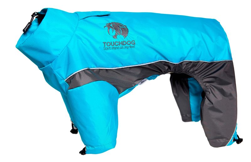 Touchdog Quantum-Ice Full-Bodied Adjustable and 3M Reflective Dog Jacket w/ Blackshark Technology_voghion.com