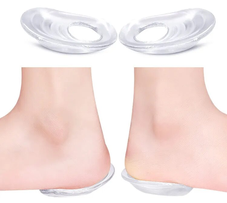 Jaunas Papēžu zolītes Vīriešu Sieviešu Apavu Ieliktņi Spilvens X-Type O-Type Kāja Ortopēdiskais Pad Pēda Varus Valgus Korektors_voghion.com
