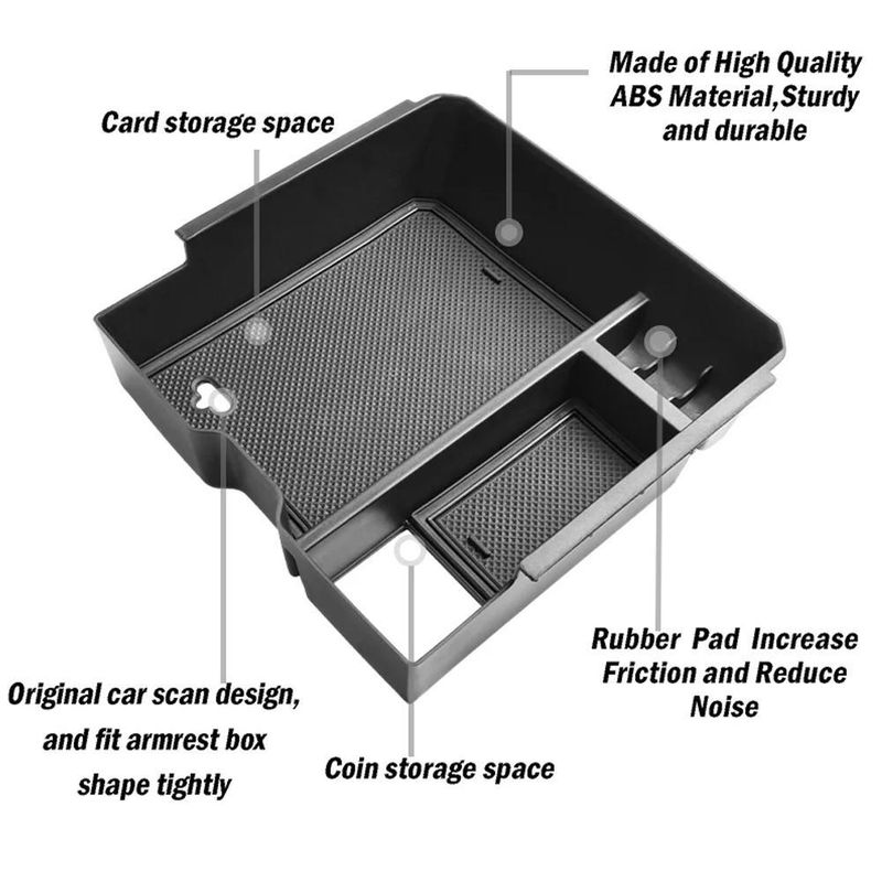 Passend für 23 Modelle der Roadster-Armlehne für die Aufbewahrungsbox zur Innenraummodifikation des Ford Ranger_voghion.com