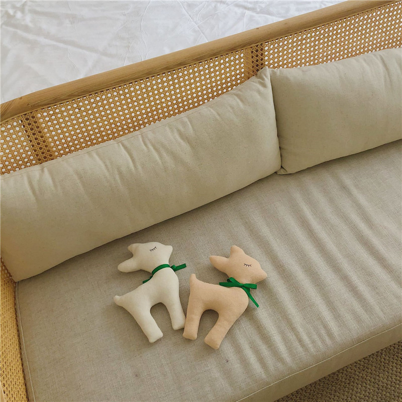 Beruhigendes Baby-Schlafspielzeug, kleine Bärenmaus, Bambi-Hirsch, Kindergeschenkpuppe_voghion.com