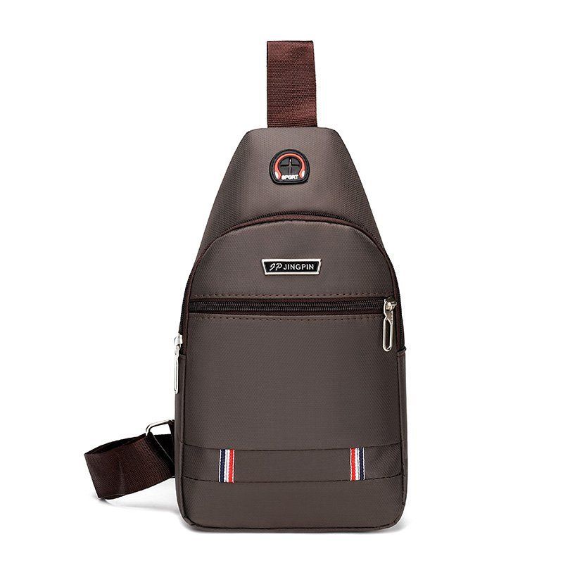 Sac à dos de poitrine pour homme, imperméable et résistant à l'usure, en tissu Oxford, à bandoulière simple, petit, trois couches, grand format, 2025_voghion.com