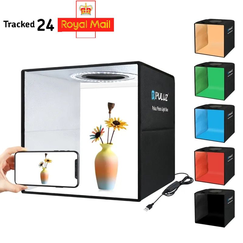 PULUZ 30 cm Boîte de studio photo pliable à LED Cube pour studio photo_voghion.com
