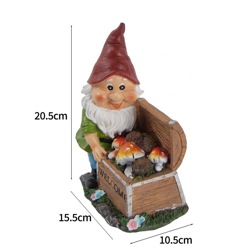 Cross Border Dwarf Solar Resin Lamp Halloween Christmas Outdoor Camping Garden Atmosphere Ornaments Solar_voghion.com