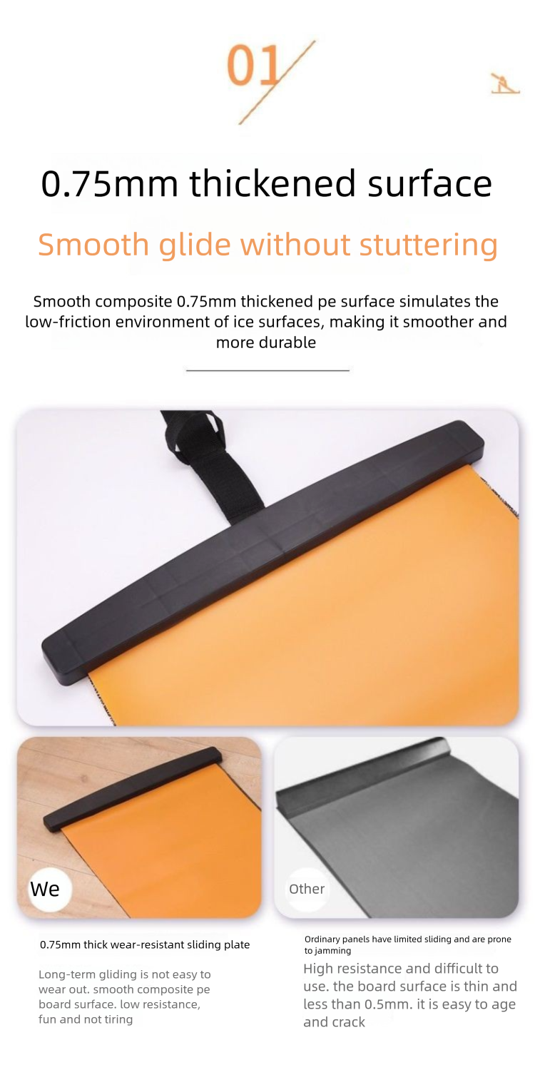 Tavola per artefatti fitness per bambini e adulti, macchina per pattinaggio di velocità per uso domestico, allenamento per le gambe per perdere peso e dimagrire_voghion.com