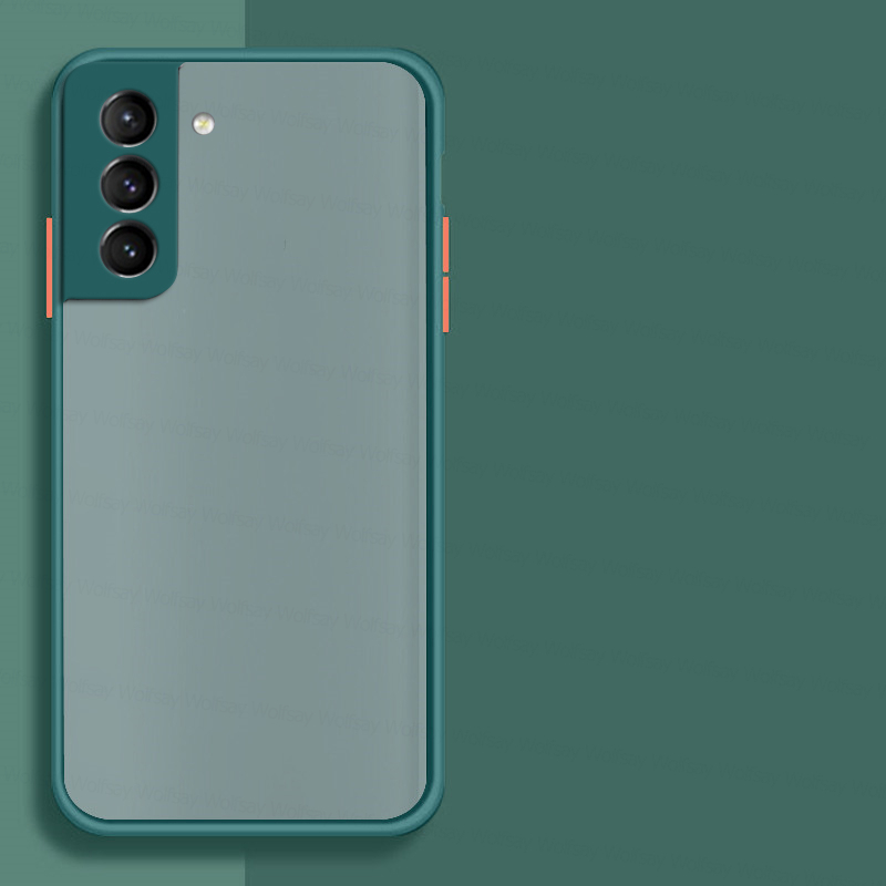 Matte PC-Abdeckung für Samsung Galaxy S22 5G Hülle Samsung S10 S20 S21 S22 Abdeckung stoßfestes Harttelefon_voghion.com