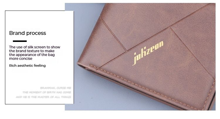 Men's Wallet, New Arrival Fashionable And Popular Personality Short Wallet, Card Holder Integrated Three-fold Wallet._voghion.com