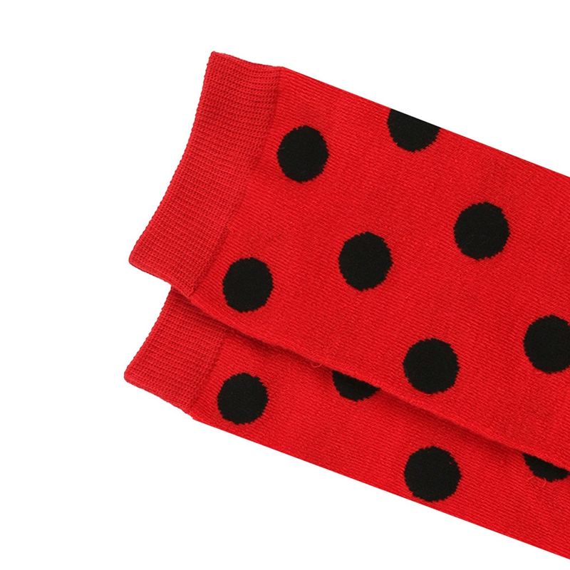 Dress up Makeup Ball Props COS Ladybug Dots Over Knee Socks Stockings_voghion.com