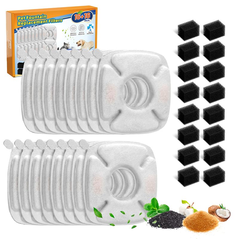 Chip filtro a carbone attivo per distributore d'acqua per animali domestici in vendita calda_voghion.com