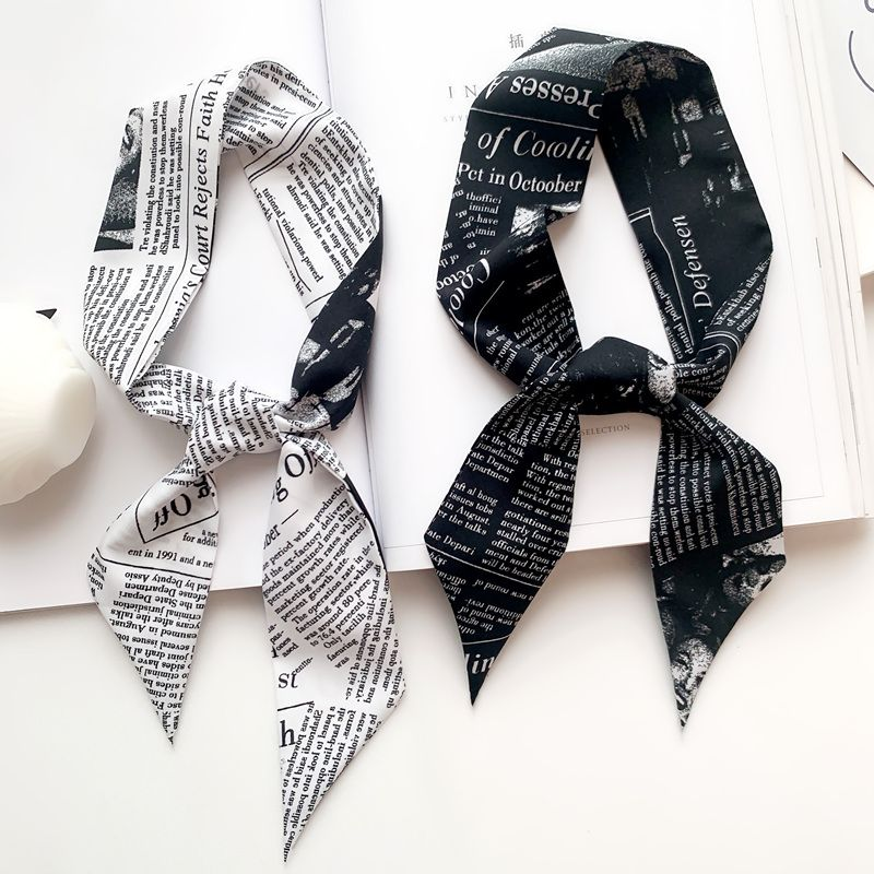 Ins mode kleine zijden sjaal lente en herfst zijden sjaal vrouwelijke haarband smalle lange strook veelzijdige decoratieve sjaal_voghion.com