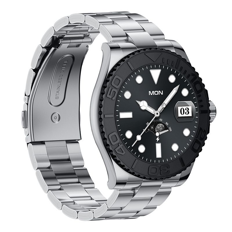 Montre connectée AW46 avec fréquence cardiaque, Bluetooth, cadran d'appel, comptage des pas, montre de sport, bracelet intelligent_voghion.com