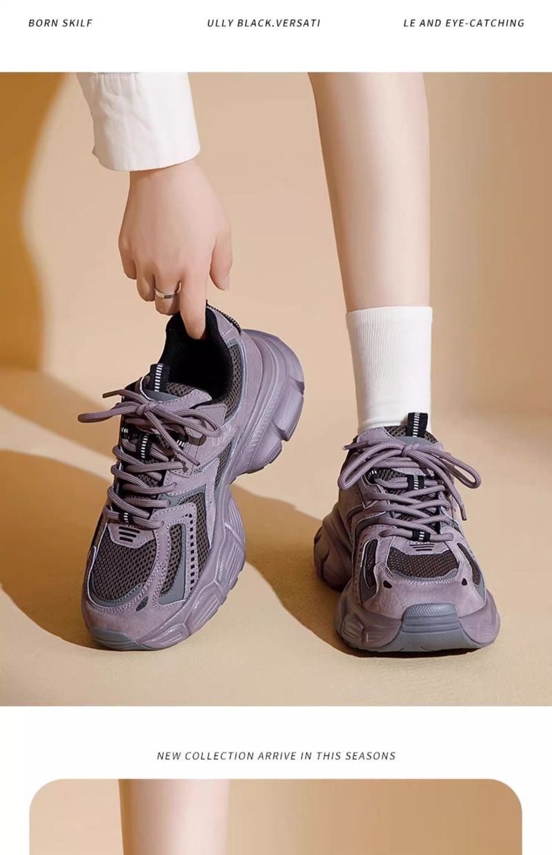 Sport-Papa-Schuhe für Damen, neue vielseitige Plateauschuhe für Studenten, erhöhte Schuhe, leichte, atmungsaktive Mesh-Laufschuhe_voghion.com