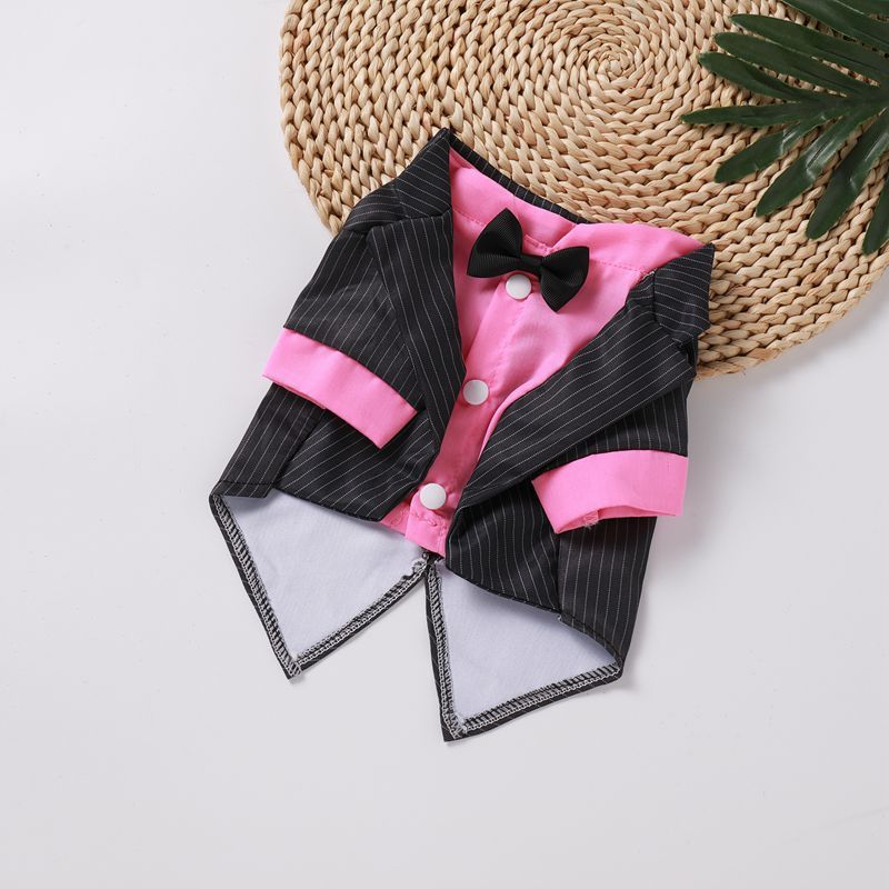 Nouveaux vêtements pour animaux de compagnie, costume smoking gentleman, vêtements pour chiots_voghion.com