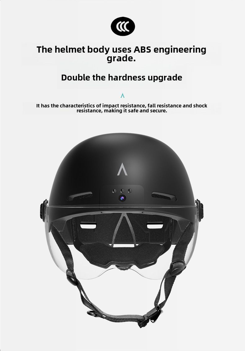 Motorrad video helm Fahrrad reiten kamera helm recorder kamera eine Körper lampe_voghion.com