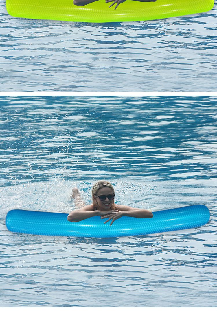 Aufblasbare Schwimmliege - Klappbare Rückenlehne mit Mesh-Netz für Pool, See & Strand_voghion.com