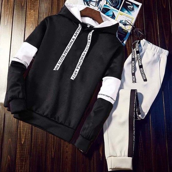 Casual Suit Trendy Brand Sports Spring And Autumn Thin Set Sweatshirt Fashionable Handsome Korean Style Jacket For Men_voghion.com