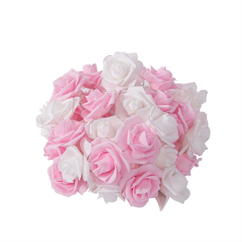 Künstliche LED-Rosen, kleine bunte Stränge, romantische Beleuchtung für Valentinstag, Feiertage, Partys, Zimmer_voghion.com