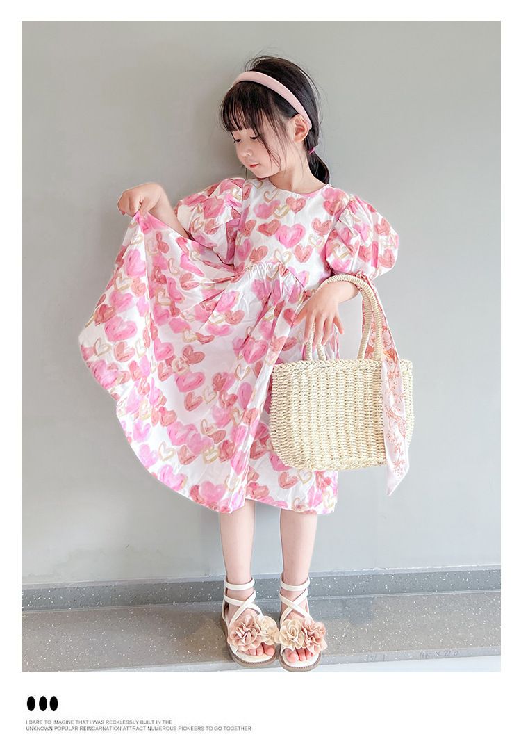 Sandali da bambina 2024, estivi, per bambini, con fiori, da principessa, per bambini grandi, con suola morbida, alti e aperti, versione coreana_voghion.com