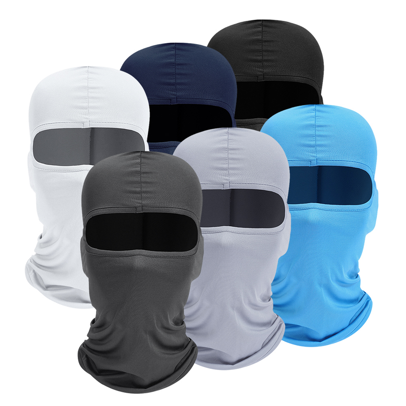 Sommar Män Balaclava Helmask Cykelkepsar Motorcykel Huvudsjal Bandana Nackdamask Andas Anti-UV Biker_voghion.com