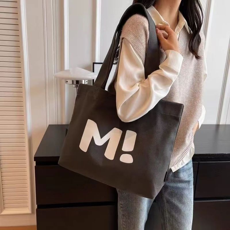 Canvas für Damen, großes Fassungsvermögen, langlebig, einfach und vielseitig, neuer Stil 2024, Tragetasche mit einer Schulter_voghion.com