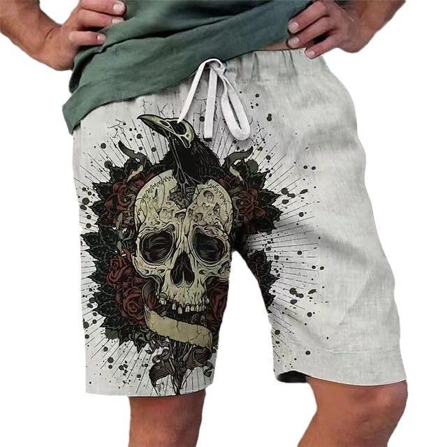 Premium Products Quick Drying Beach Two-piece Swimming Pants, 3D Printed Oversized Casual Shorts For Men_voghion.com