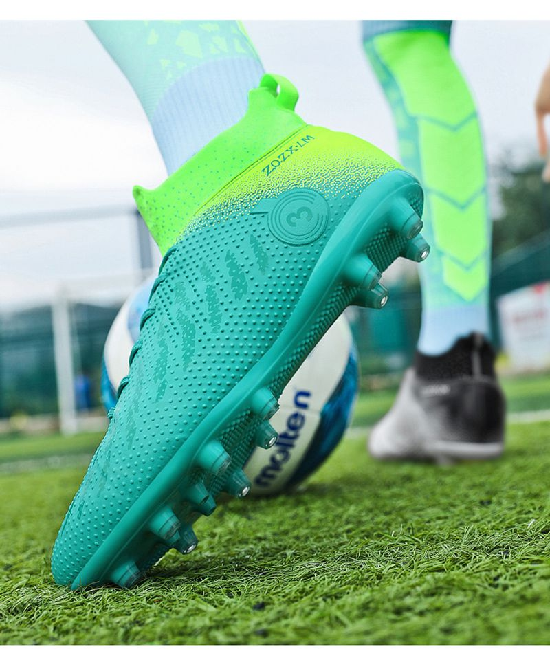 New cross-border large size student training AG long TF broken nails sports football shoes_voghion.com