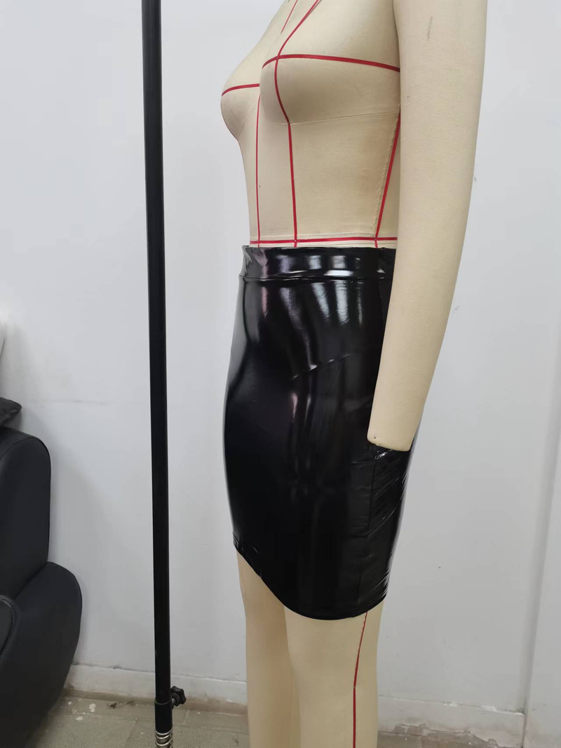 Fashion temperament shiny waist bag hip women's skirt for women _voghion.com