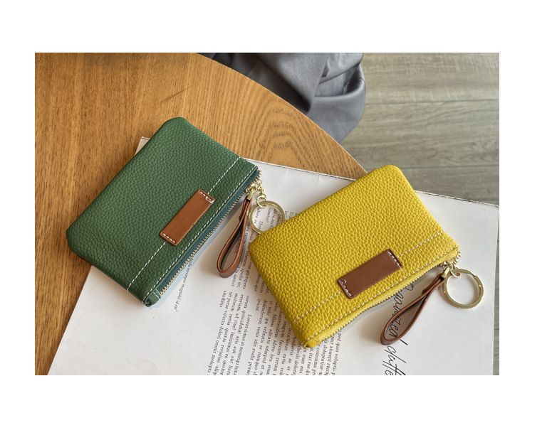 Wallet Card Cases Leather Coin Purse New Ultra Thin Exquisite Mini Compact Key Bag Coin Bag Ladies Short Wallet_voghion.com