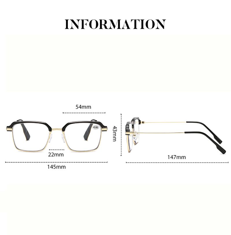 Moud Männer Business Photochromesch Schiet Liesbrëll Sonnebrëller Frame Anti Blo Liicht Presbyopie Brëller Brillen 0..+4.0_voghion.com