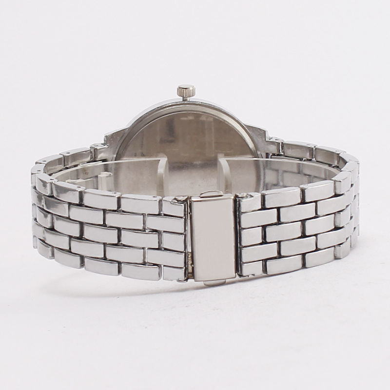 Diamond-Encrusted Fashion Three-Eye Digital Women's Quartz Watch Wristwatch_voghion.com