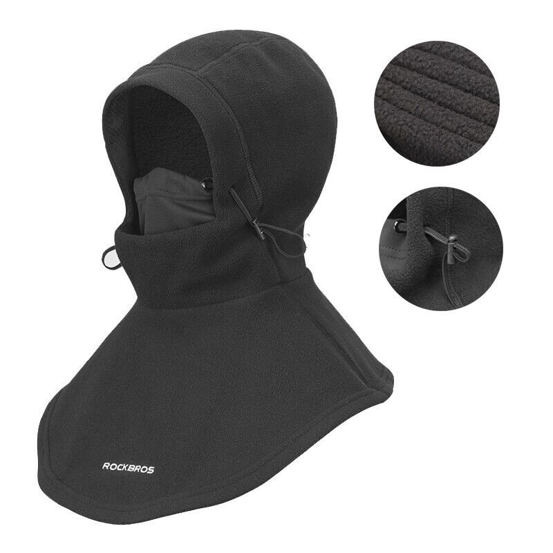 ROCKBROS Cagoule Hiver Laine Chapeau Cagoule Cache-Cou Femme Homme Automne_voghion.com