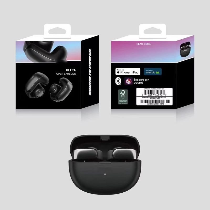 Neu Ultra Open Ear Drahtlose Bluetooth Clip-on V12 Nicht-intrusive Kopfhörer Kompatibel_voghion.com