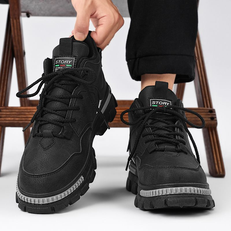 New Autumn Winter High Top Labor Protection Outdoor Tooling Martin Men's Shoes_voghion.com