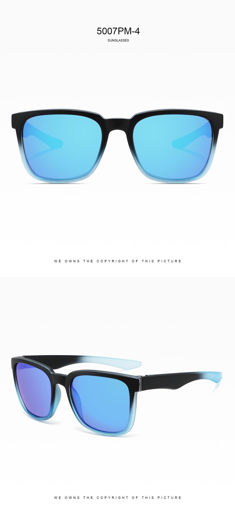 High Quality Sports Sunglasses Unisex PC Frame UV400 Polarized Mirror Lens Sun Glasses for Men_voghion.com
